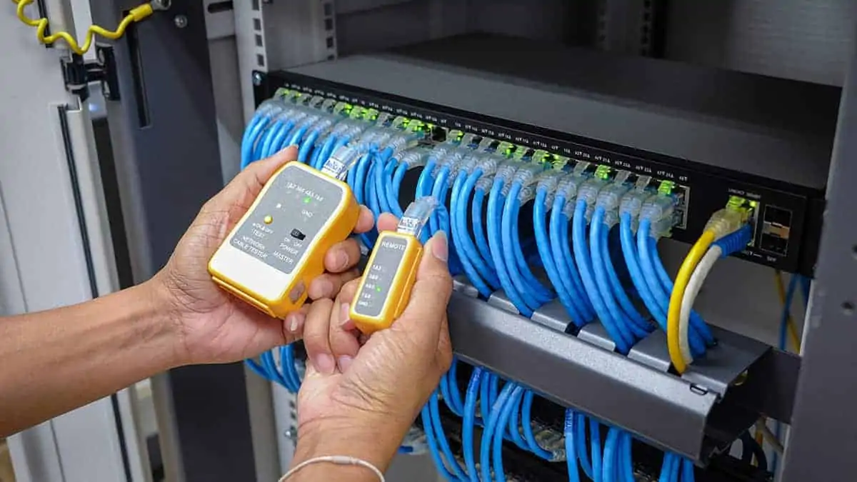 Structured cabling installation